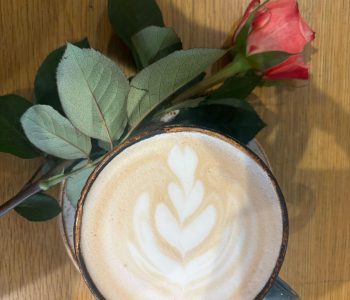 Rose and coffee